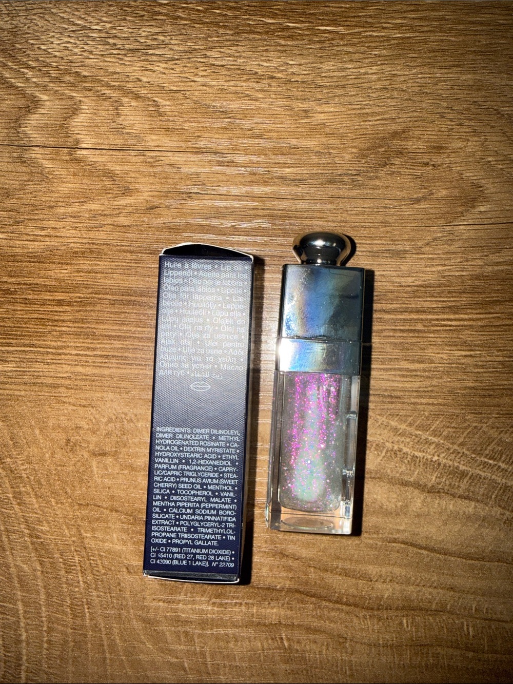 Dior Addict Lip Glow Oil — Iridescent Pink Glitter - Picture 3 of 4